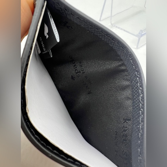 Kate Spade Madison Small Slim Card Holder – Black Saffiano Leather (NWT) - Picture 7 of 7